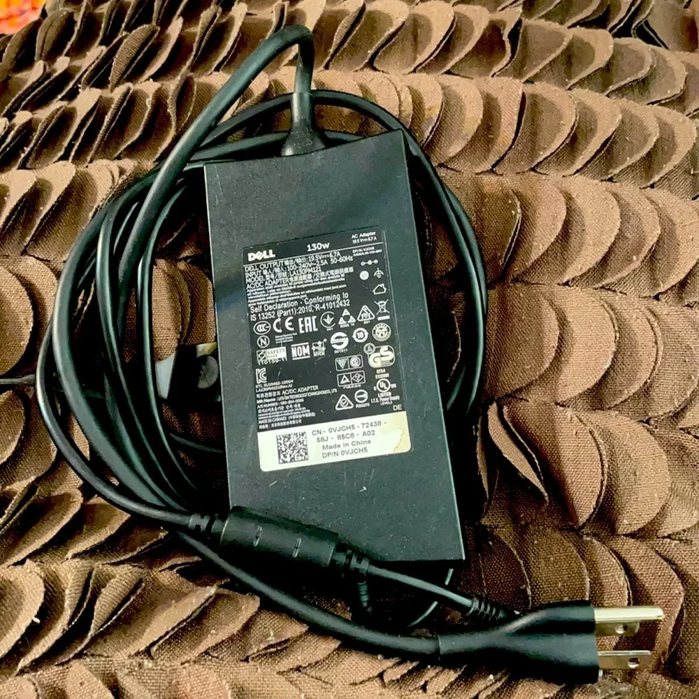 Gently Used Dell 130w AC Power Adapter Charger in great condition.